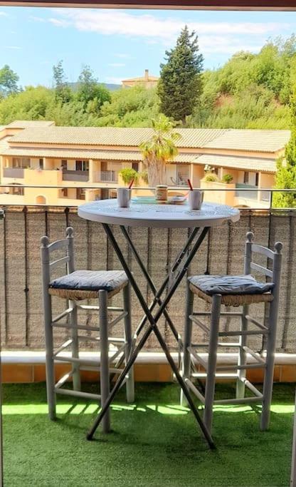 Coquet Duplex En Residence Avec Piscine La Croix-Valmer Esterno foto